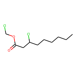 Chloromethyl 3-chlorononanoate