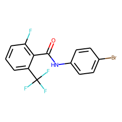 2-Fluoro-6-trifluoromethylbenzamide, N-(4-bromophenyl)-