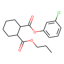 1,2-Cyclohexanedicarboxylic acid, 3-chlorophenyl propyl ester