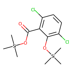 Benzoic acid, 3,6-dichloro-2-hydroxy, TMS