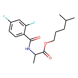 D-Alanine, N-(2,4-difluorobenzoyl)-, isohexyl ester