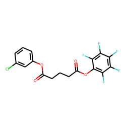 Glutaric acid, 3-chlorophenyl pentafluorophenyl ester