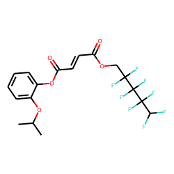 Fumaric acid, 2-isopropoxyphenyl 2,2,3,3,4,4,5,5-octafluoropentyl ester