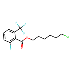 6-Fluoro-2-trifluoromethylbenzoic acid, 6-chlorohexyl ester