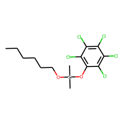 Silane, dimethyl(pentachlorophenoxy)hexyloxy-
