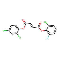Fumaric acid, 2,4-dichlorophenyl 2-chloro-6-fluorophenyl ester