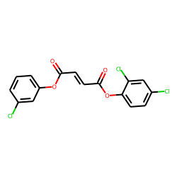 Fumaric acid, 2,4-dichlorophenyl 3-chlorophenyl ester