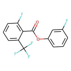 6-Fluoro-2-trifluoromethylbenzoic acid, 3-fluorophenyl ester