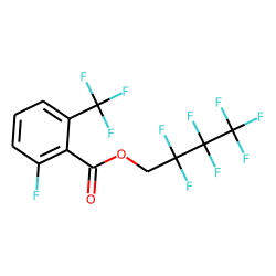 6-Fluoro-2-trifluoromethylbenzoic acid, 2,2,3,3,4,4,4-heptafluorobutyl ester