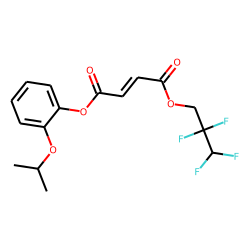 Fumaric acid, 2-isopropoxyphenyl 2,2,3,3-tetrafluoropropyl ester
