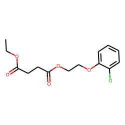 Succinic acid, 2-(2-chlorophenoxy)ethyl ethyl ester