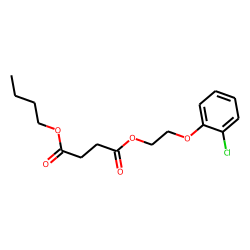 Succinic acid, butyl 2-(2-chlorophenoxy)ethyl ester