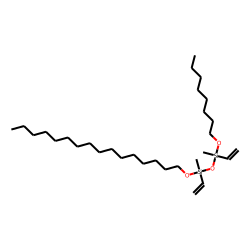 Silane, methylvinyl(hexadecyloxy)(methylvinyloctyloxysilyloxy)-