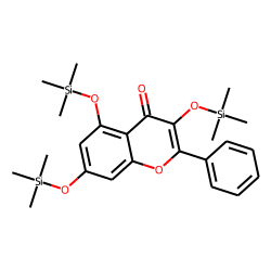 Flavone, 3,5,7-trihydroxy, tris-TMS
