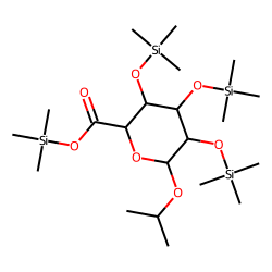 Isopropyl glucuronide, TMS