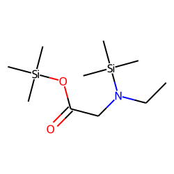 N-Ethylglycine, bis-TMS