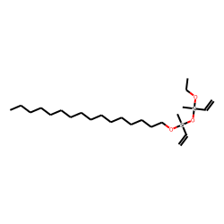 Silane, methylvinyl(hexadecyloxy)(methylvinylethoxysilyloxy)-