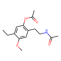 2-(2-Acetoxy-5-methoxy-4-ethylphenyl)ethylamine, N-acetyl-