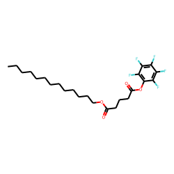 Glutaric acid, pentafluorophenyl tridecyl ester