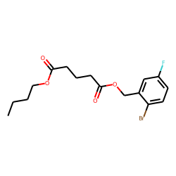 Glutaric acid, 2-bromo-5-fluorobenzyl butyl ester