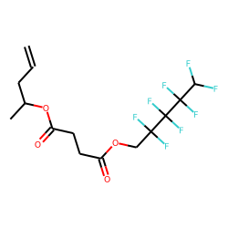 Succinic acid, 2,2,3,3,4,4,5,5-octafluoropentyl pent-4-en-2-yl ester