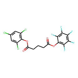 Glutaric acid, 2,4,6-trichlorophenyl pentafluorophenyl ester