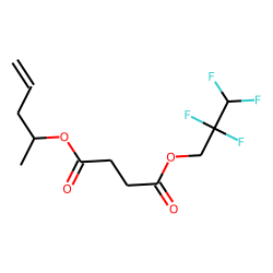 Succinic acid, 2,2,3,3-tetrafluoropropyl pent-4-en-2-yl ester