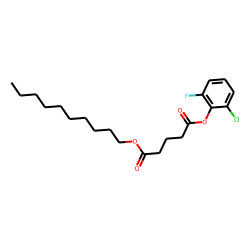 Glutaric acid, 2-chloro-6-fluorophenyl decyl ester