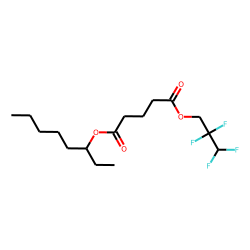 Glutaric acid, 2,2,3,3-tetrafluoropropyl 3-octyl ester