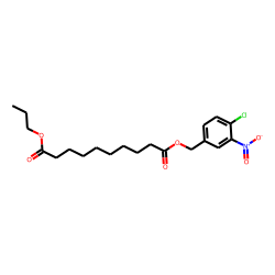 Sebacic acid, 3-nitro-4-chlorobenzyl propyl ester