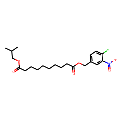 Sebacic acid, isobutyl 3-nitro-4-chlorobenzyl ester