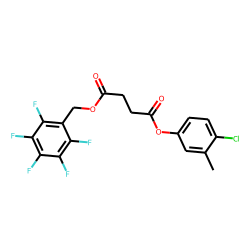 Succinic acid, 4-chloro-3-methylphenyl pentafluorobenzyl ester