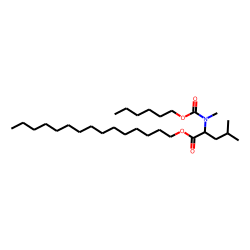 L-Leucine, N-methyl-N-(hexyloxycarbonyl)-, pentadecyl ester