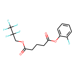 Glutaric acid, 2-fluorophenyl 2,2,3,3,3-pentafluoropropyl ester