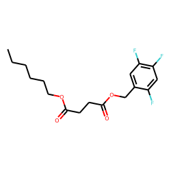 Succinic acid, hexyl 2,4,5-trifluorobenzyl ester