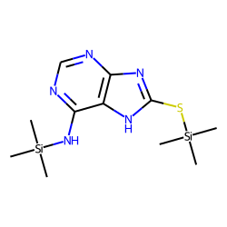 Purine, 6-amino-8-mercapto, TMS