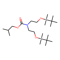 bis O-TBDMS derivative of N-isoBOC diethanolamine