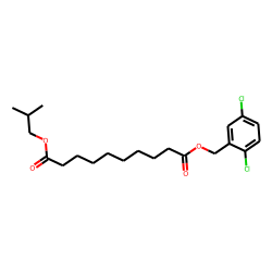 Sebacic acid, 2,5-dichlorobenzyl isobutyl ester