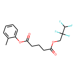 Glutaric acid, 2,2,3,3-tetrafluoropropyl 2-methylphenyl ester