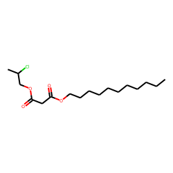 Malonic acid, 2-chloropropyl undecyl ester