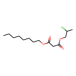 Malonic acid, 2-chloropropyl octyl ester