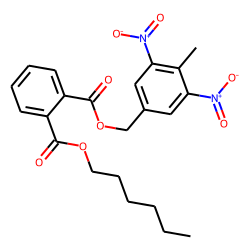 Phthalic acid, 3,5-dinitro-4-methylbenzyl hexyl ester