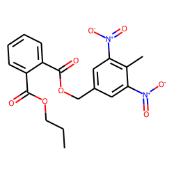 Phthalic acid, 3,5-dinitro-4-methylbenzyl propyl ester