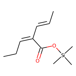 (E)-2-Pentenoic acid, 2-[1-(E)propenyl], trimethylsilyl ester
