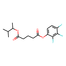 Glutaric acid, 3-methylbut-2-yl 2,3,4-trifluorophenyl ester