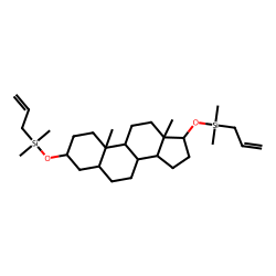 3«alpha»,17«beta»-Bis(allyldimethylsilyloxy)-5«alpha»-androstane