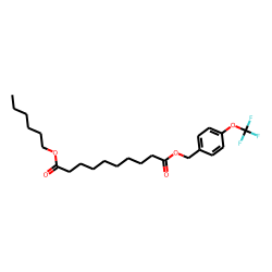 Sebacic acid, hexyl 4-trifluoromethoxybenzyl ester