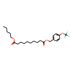 Sebacic acid, pentyl 4-trifluoromethoxybenzyl ester