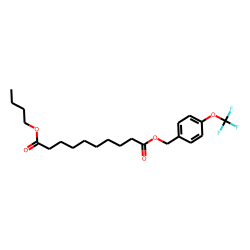 Sebacic acid, butyl 4-trifluoromethoxybenzyl ester