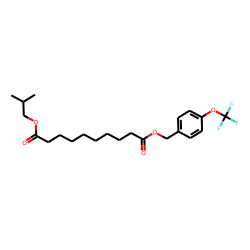 Sebacic acid, isobutyl 4-trifluoromethoxybenzyl ester